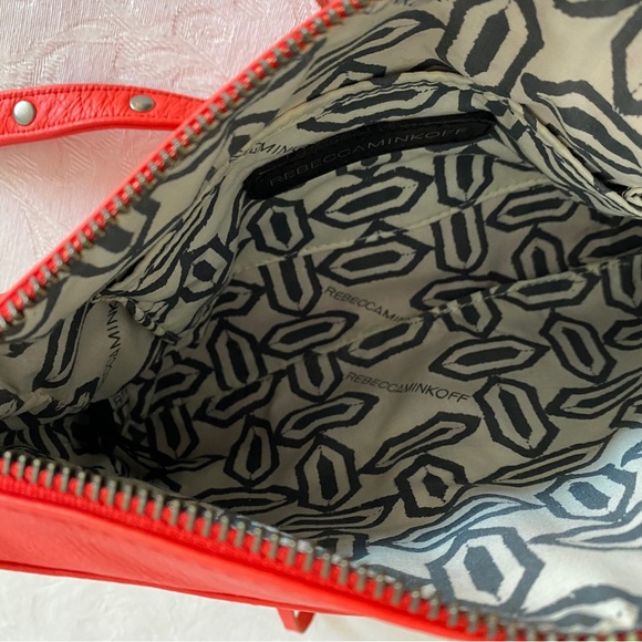 Rebecca Minkoff coral red mini MAC crossbody bag - Picture 5 of 8